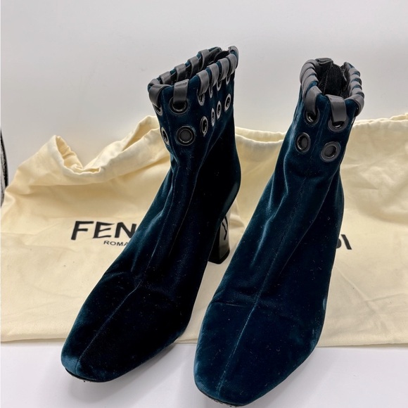 FENDI Velvet Boots - Picture 8 of 13